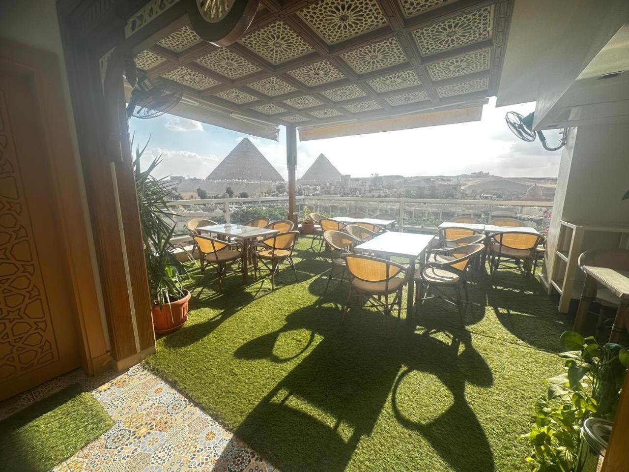 Doudou Pyramids View Hotel Kafret el-Gabal Eksteriør bilde